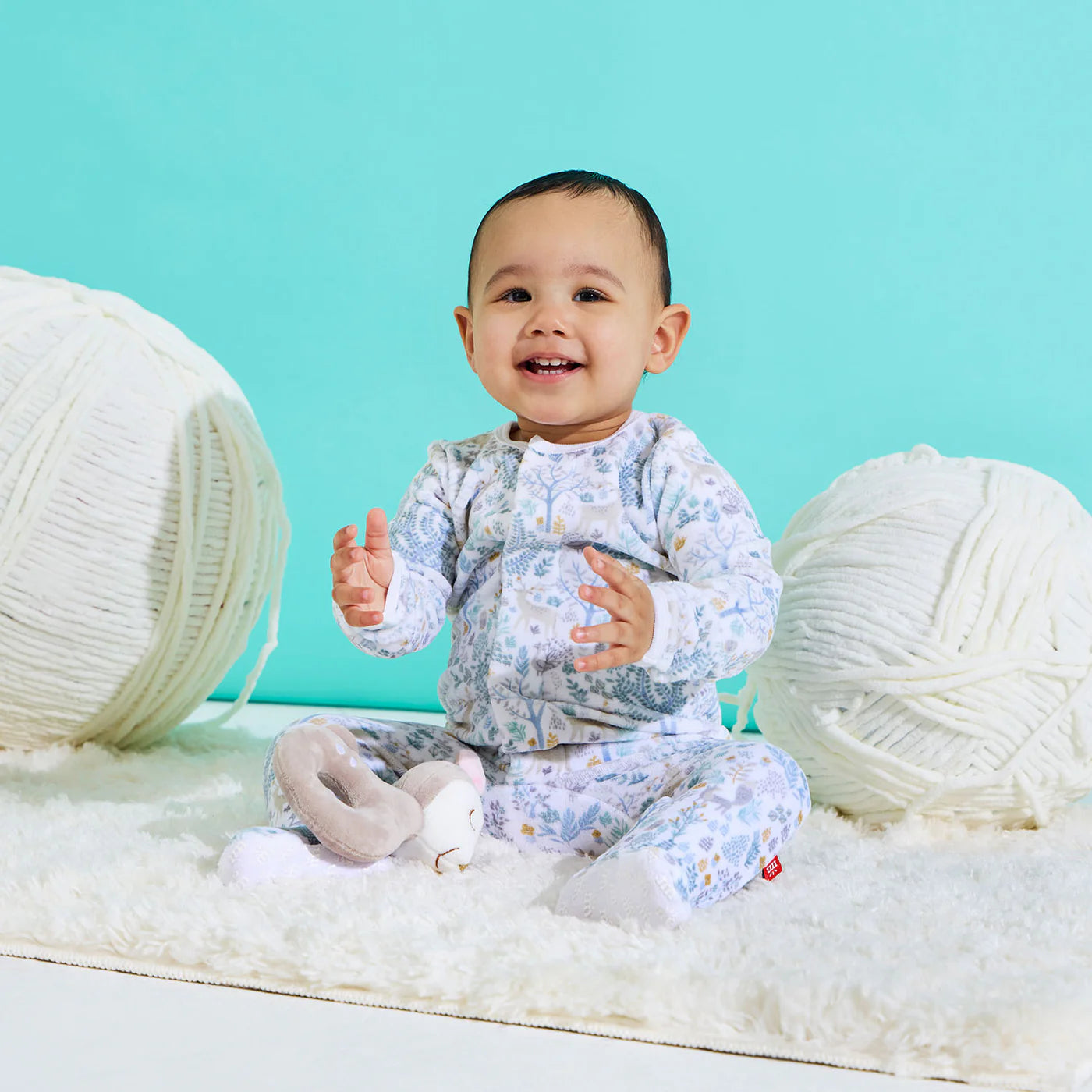 Imagine Forest Velour Magnetic Footie