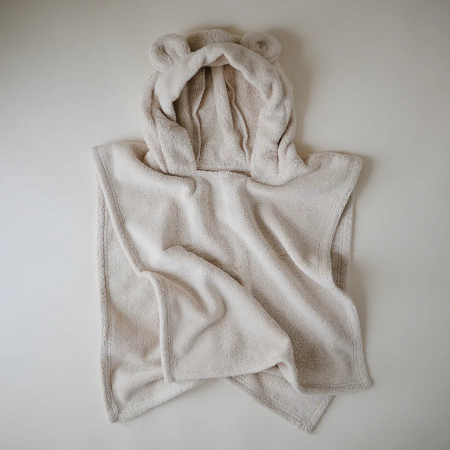 Bear Poncho Towel/Fog