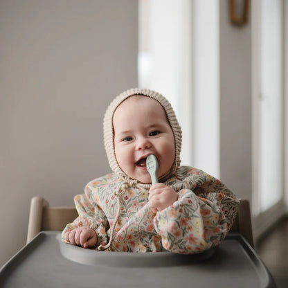 First Feeding Baby Spoons 2-Pack- Cambridge Blue/Shifting Sand