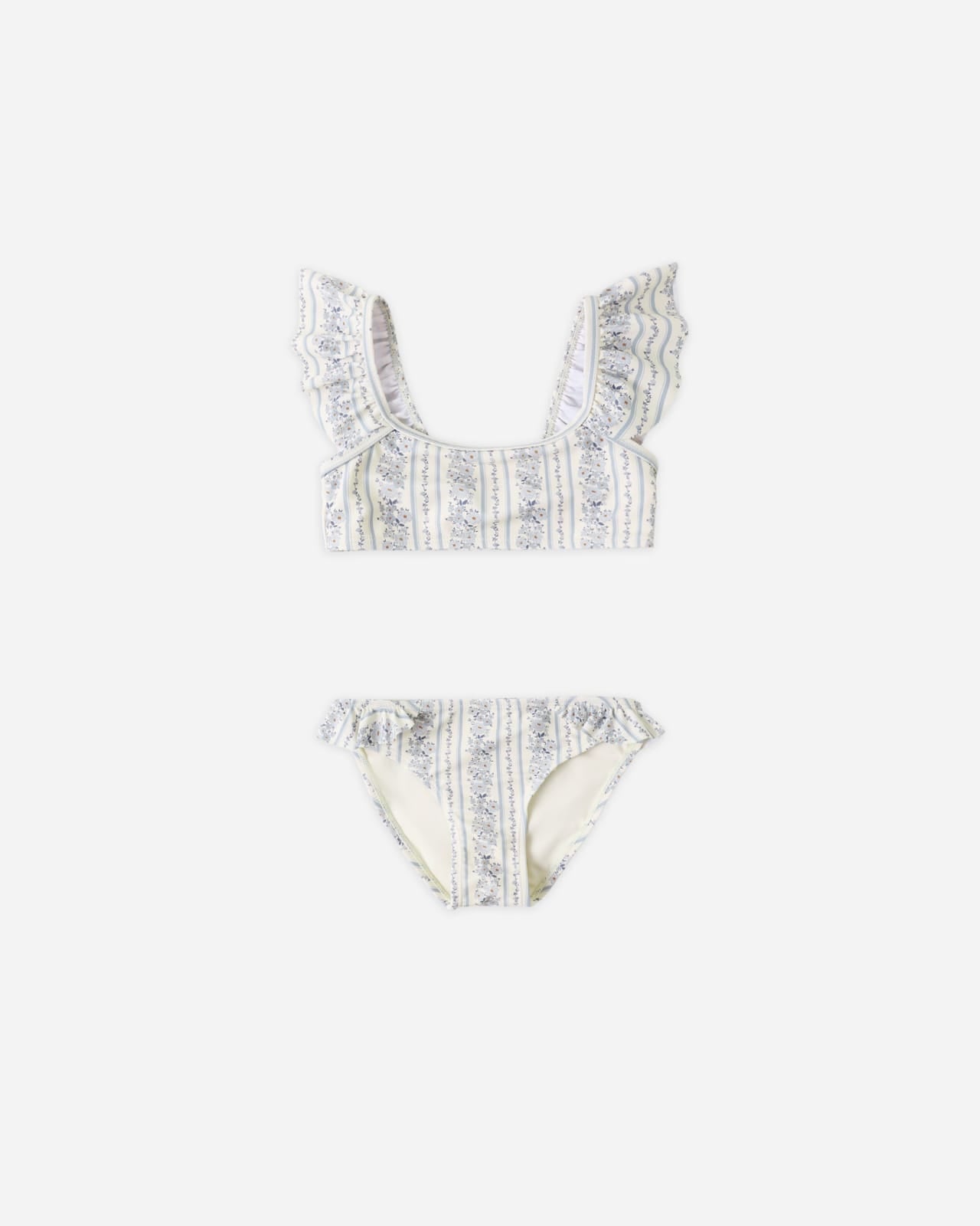 HANALEI TWO-PIECE || BLUE FLORAL