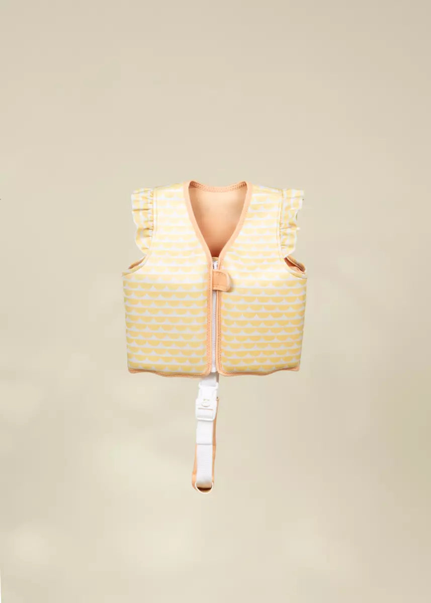 Neoprene Kids Ruffle Swimming Vest-Gelato