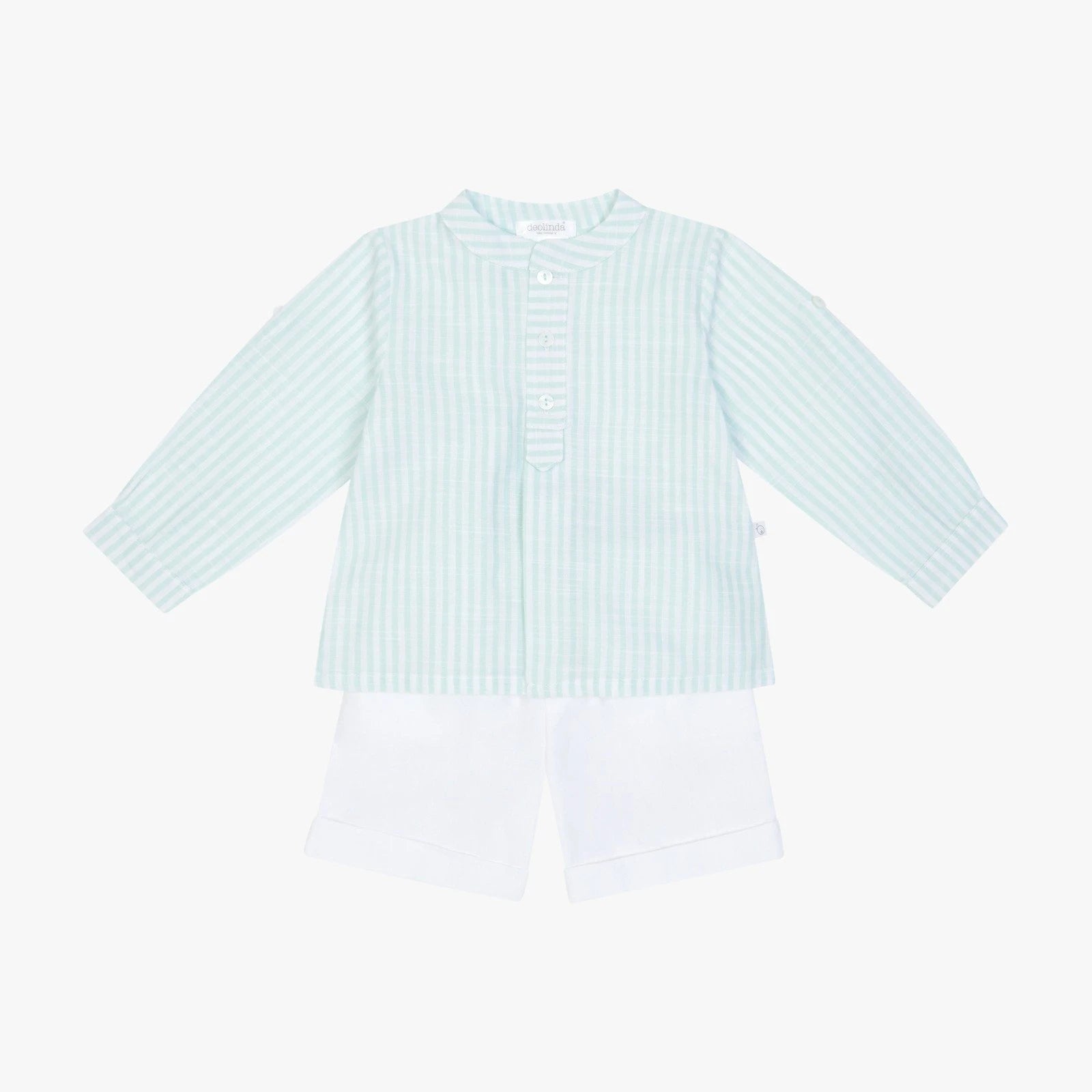 Pale Blue Shirt & Shorts