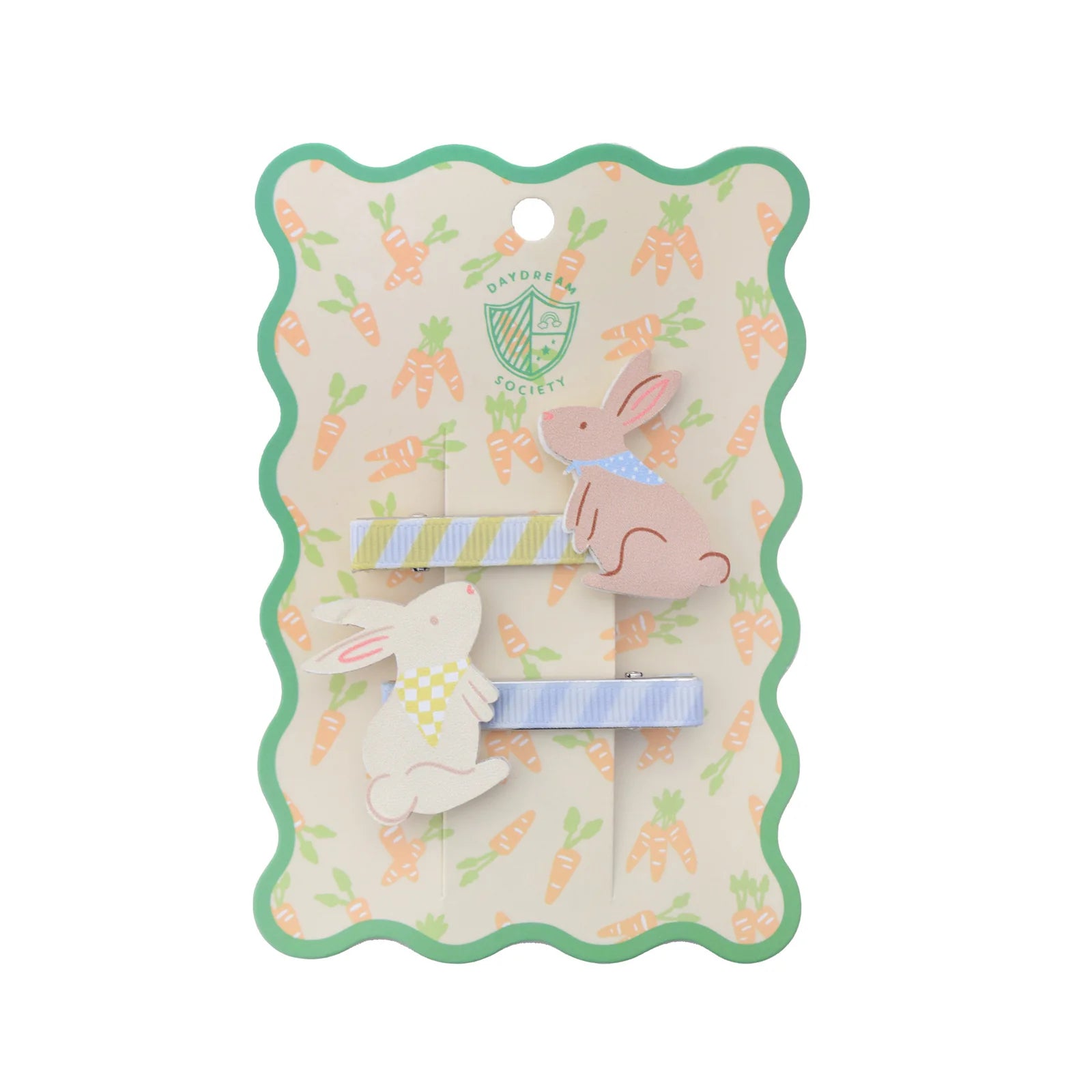 Bunnies In The Garden Bunny Hair Clip Set