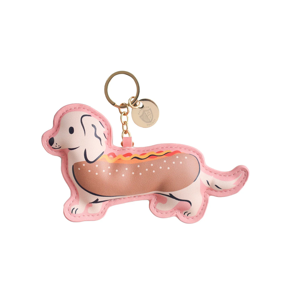 Hot Dog Dachshund Bag Charm