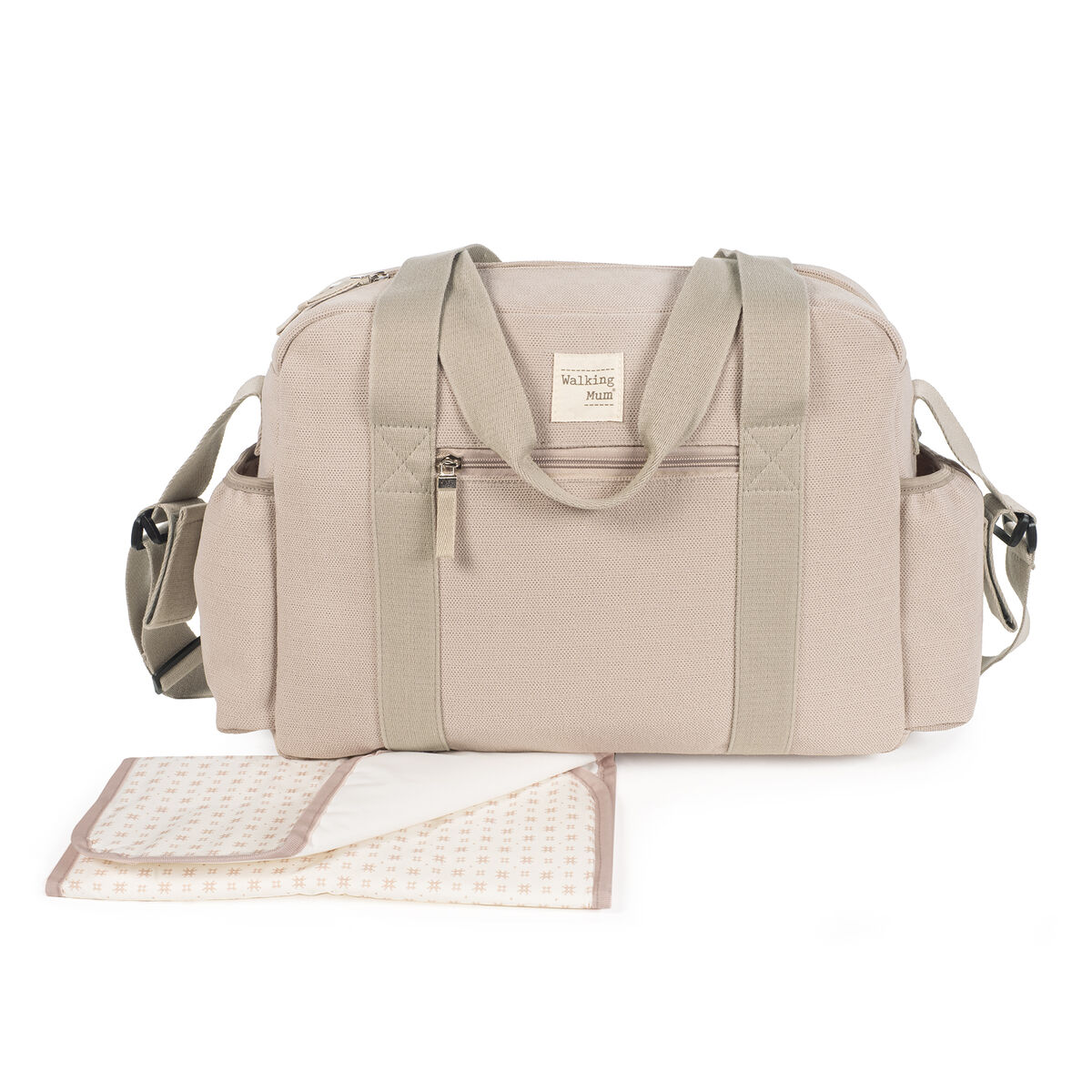 BOLSA CANASTILLA ECO MUM APRICOT (MK)