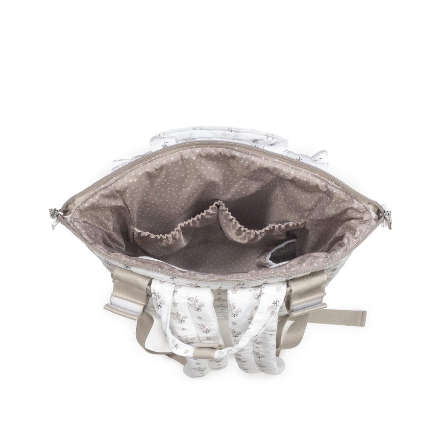 MOCHILA BOTTON FLORES
