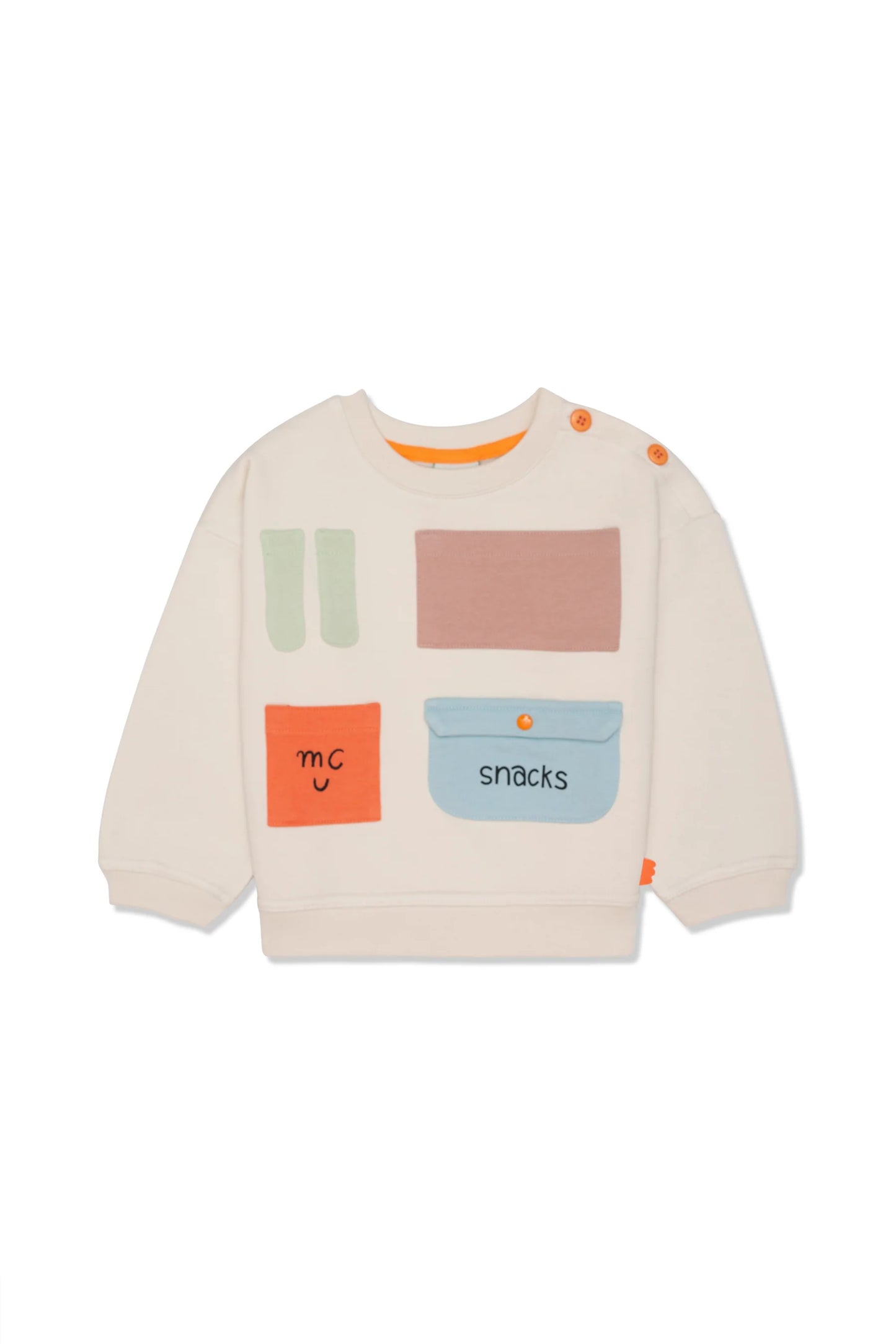 POCKETS KID SUMMER SWEATSHIRT