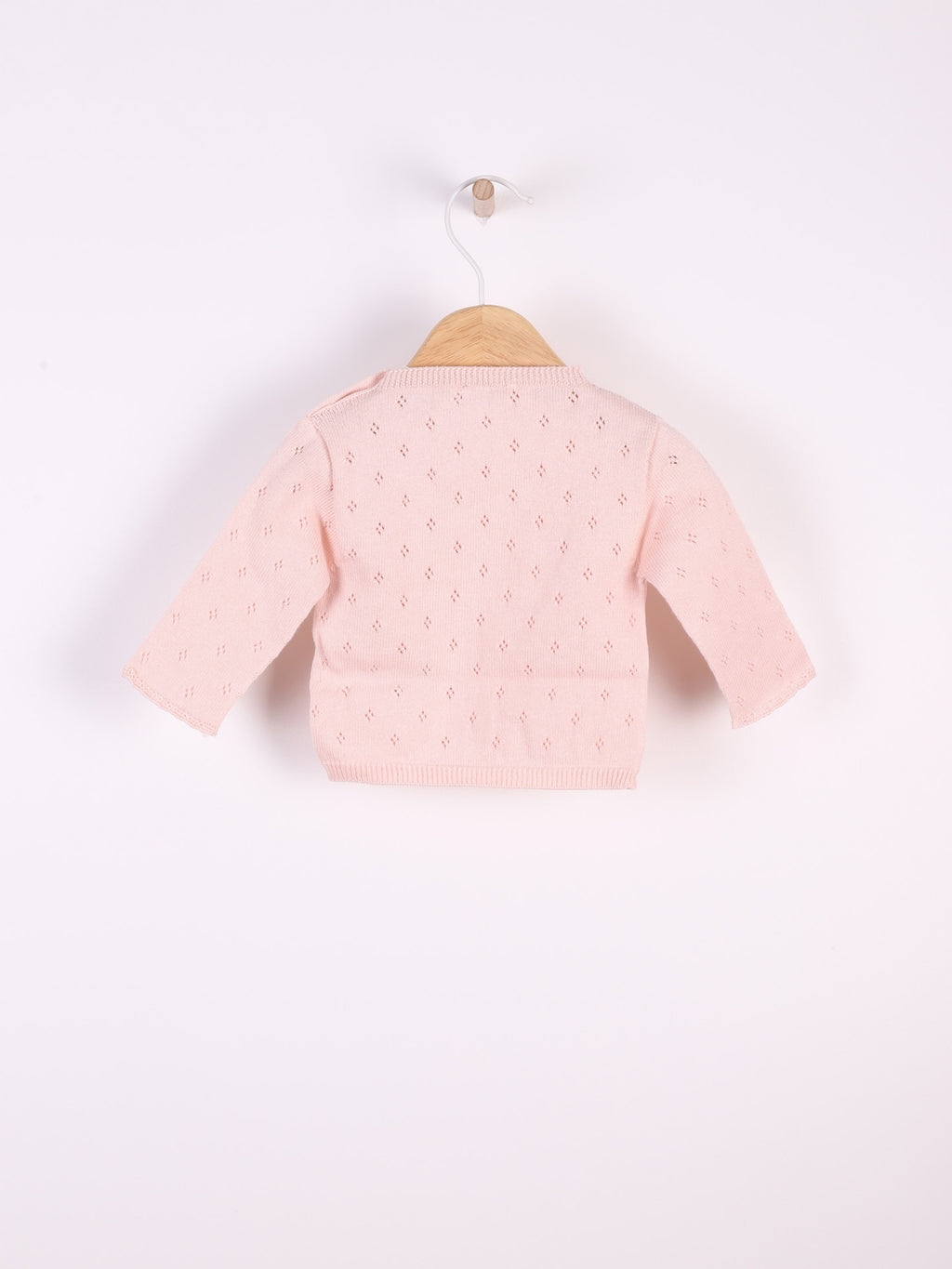 Long-sleeved sweater knitted in organic cotton | BREEZE