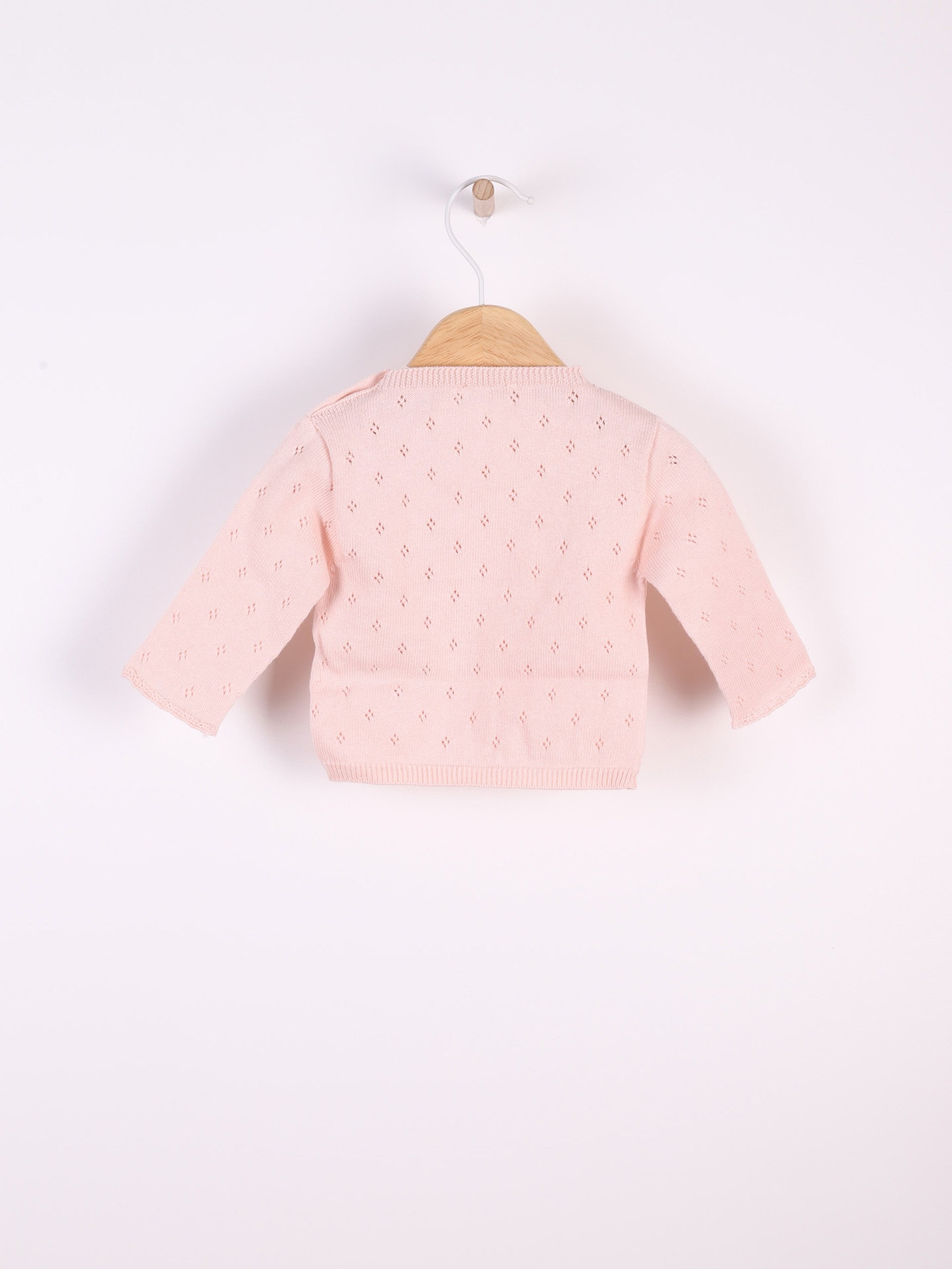 Long-sleeved sweater knitted in organic cotton | BREEZE