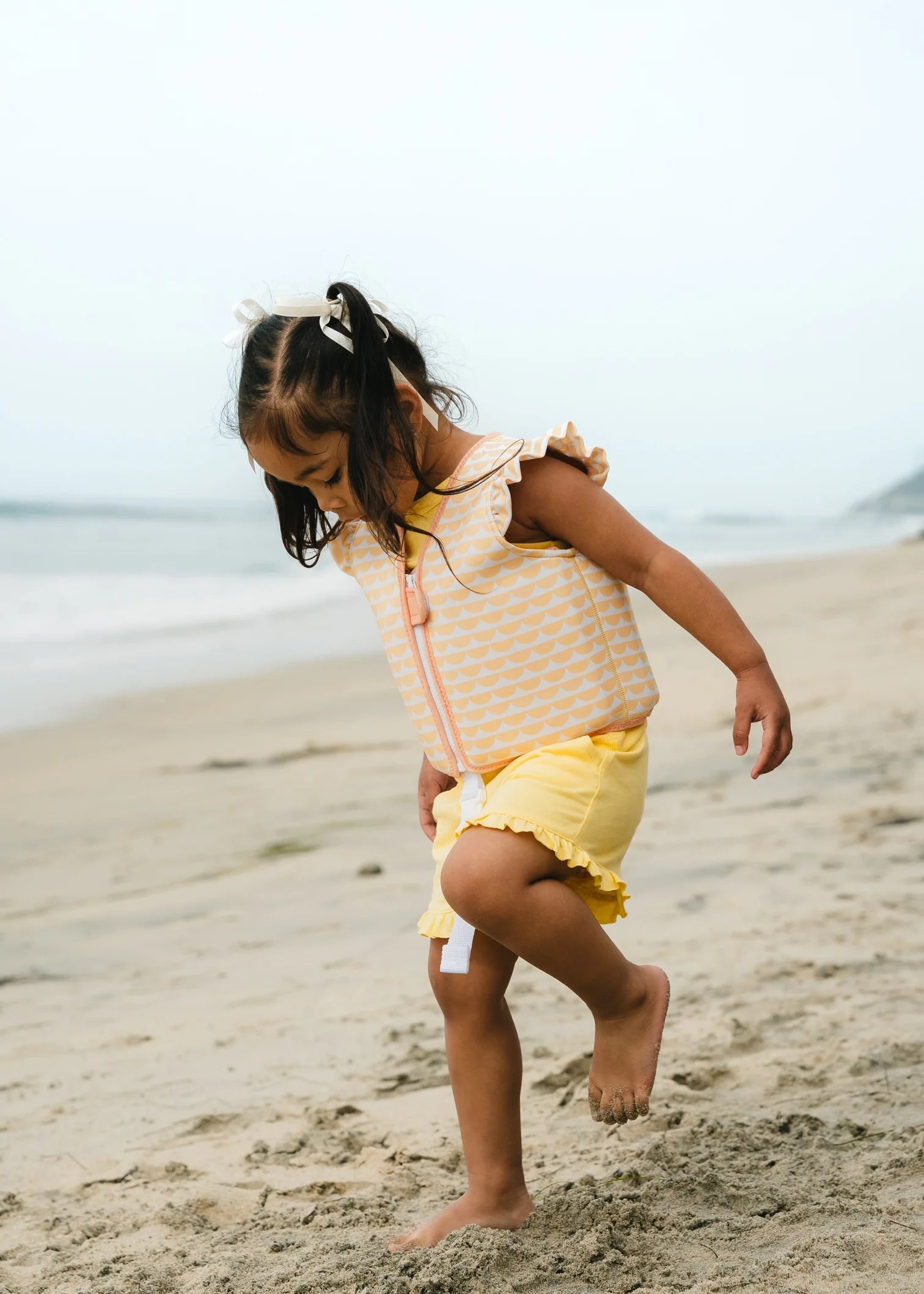 Neoprene Kids Ruffle Swimming Vest-Gelato