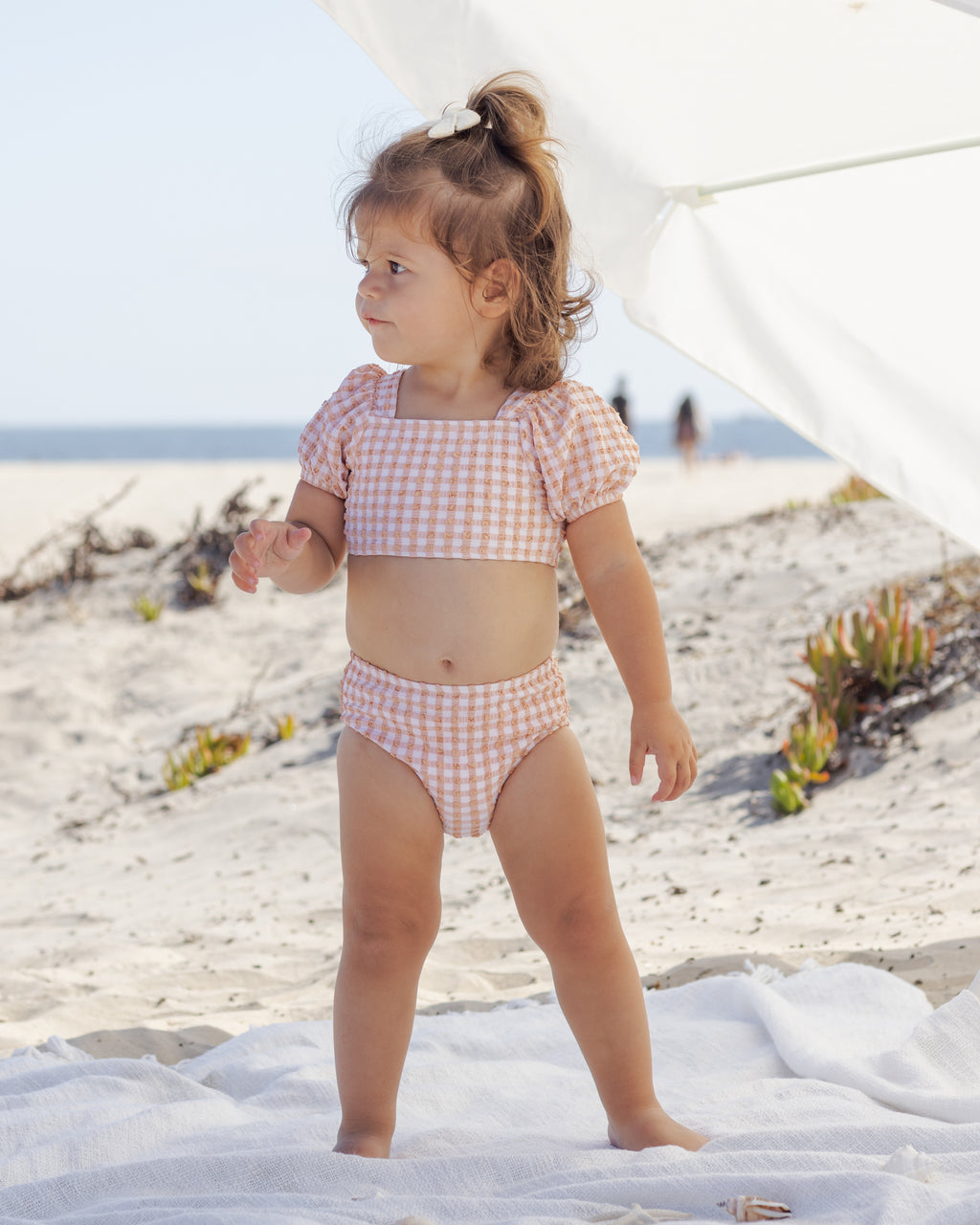 ZIPPY TWO-PIECE || MELON CHECK