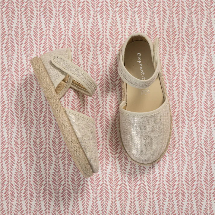 LINEN CLASSIC ESPADRILLE Linen M White