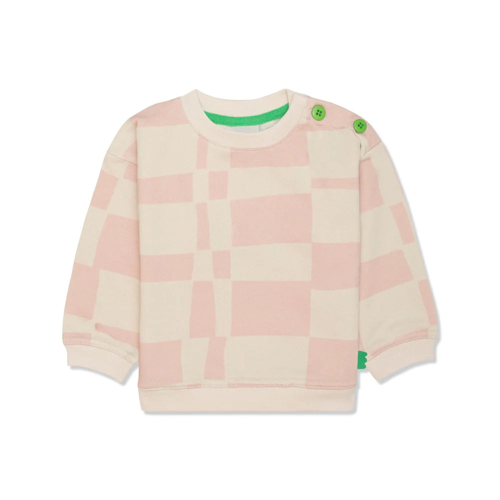 CHECKERED BABY SUMMER SWEATSHIRT