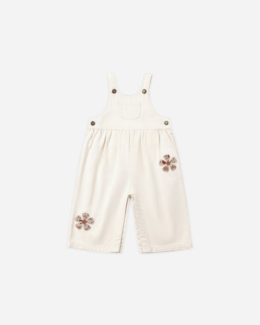 Wide Leg Overall Daisy Patches