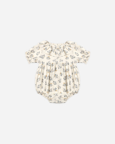 Collared romper French Floral