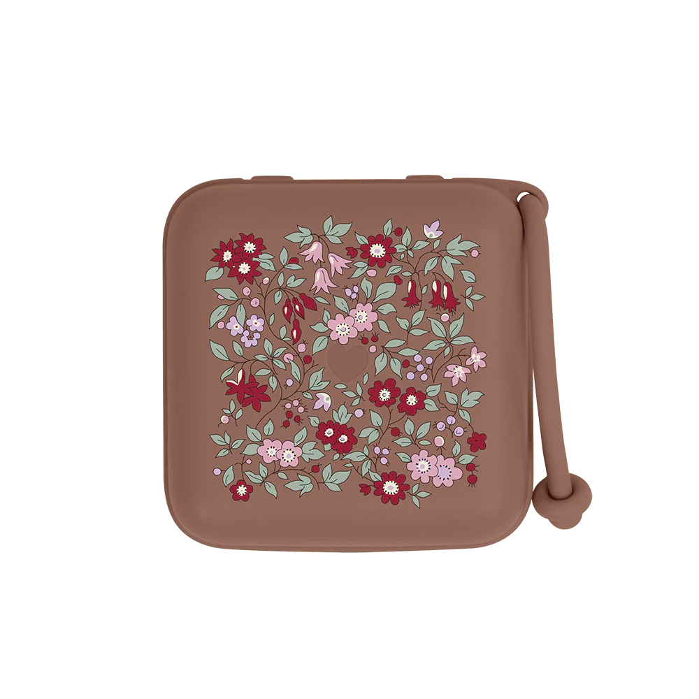 BIBS x LIBERTY Pacifier Box - Chamomile Lawn Woodchuck