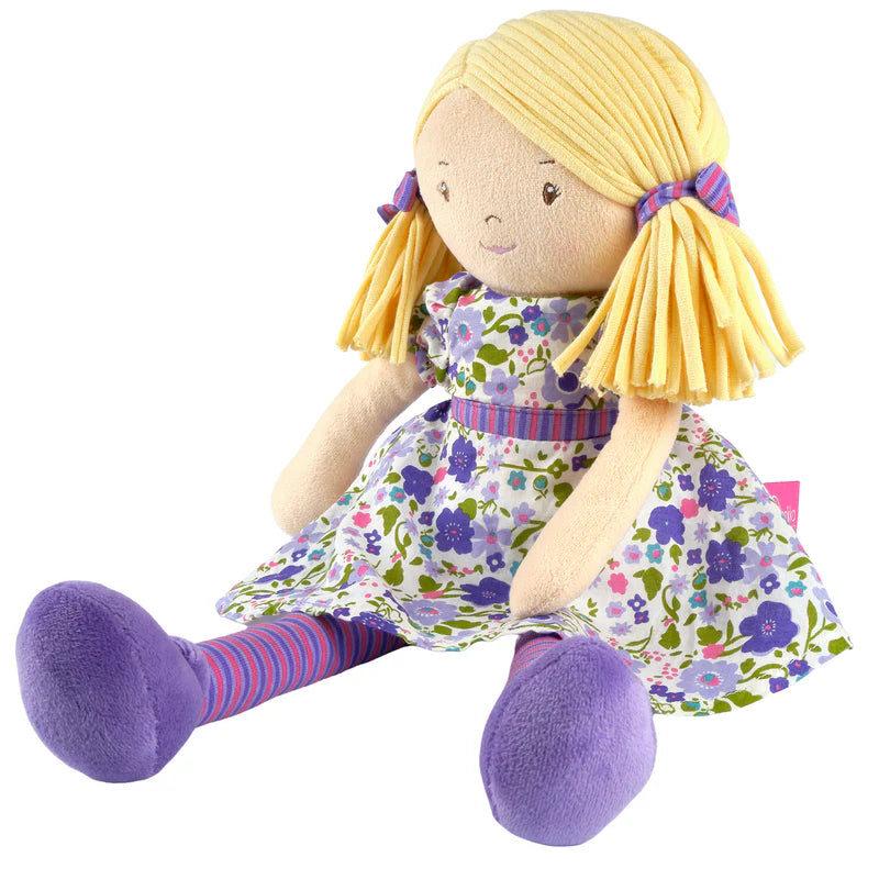 Peggy Blonde Hair with Lilac & Pink Dress