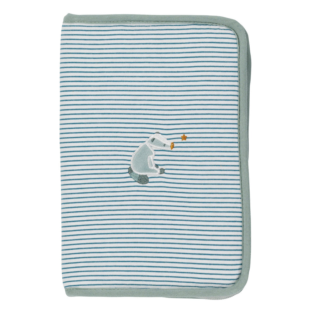 Health Booklet Cover - Felix & Leo - 25 cm - Dusty blue