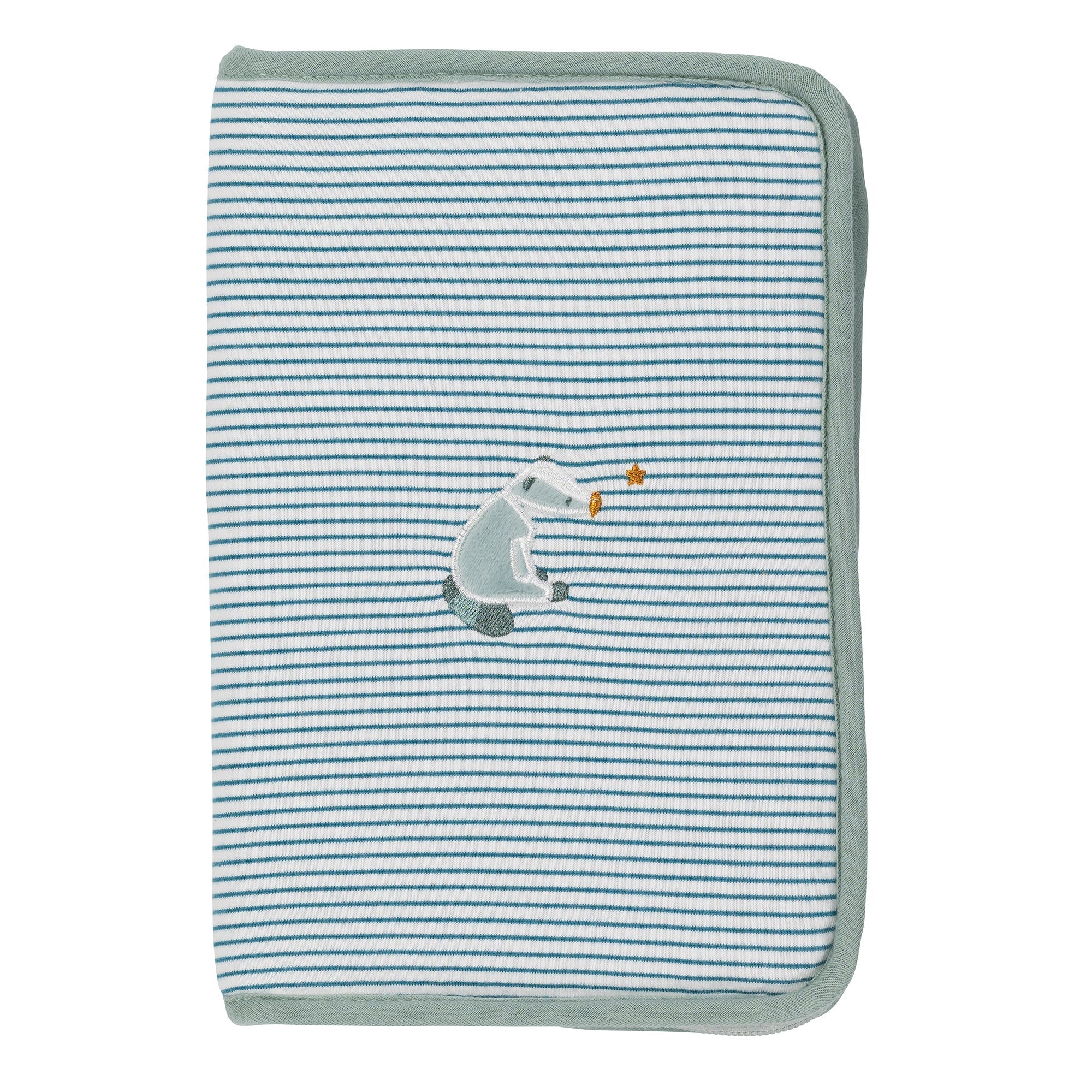 Health Booklet Cover - Felix & Leo - 25 cm - Dusty blue
