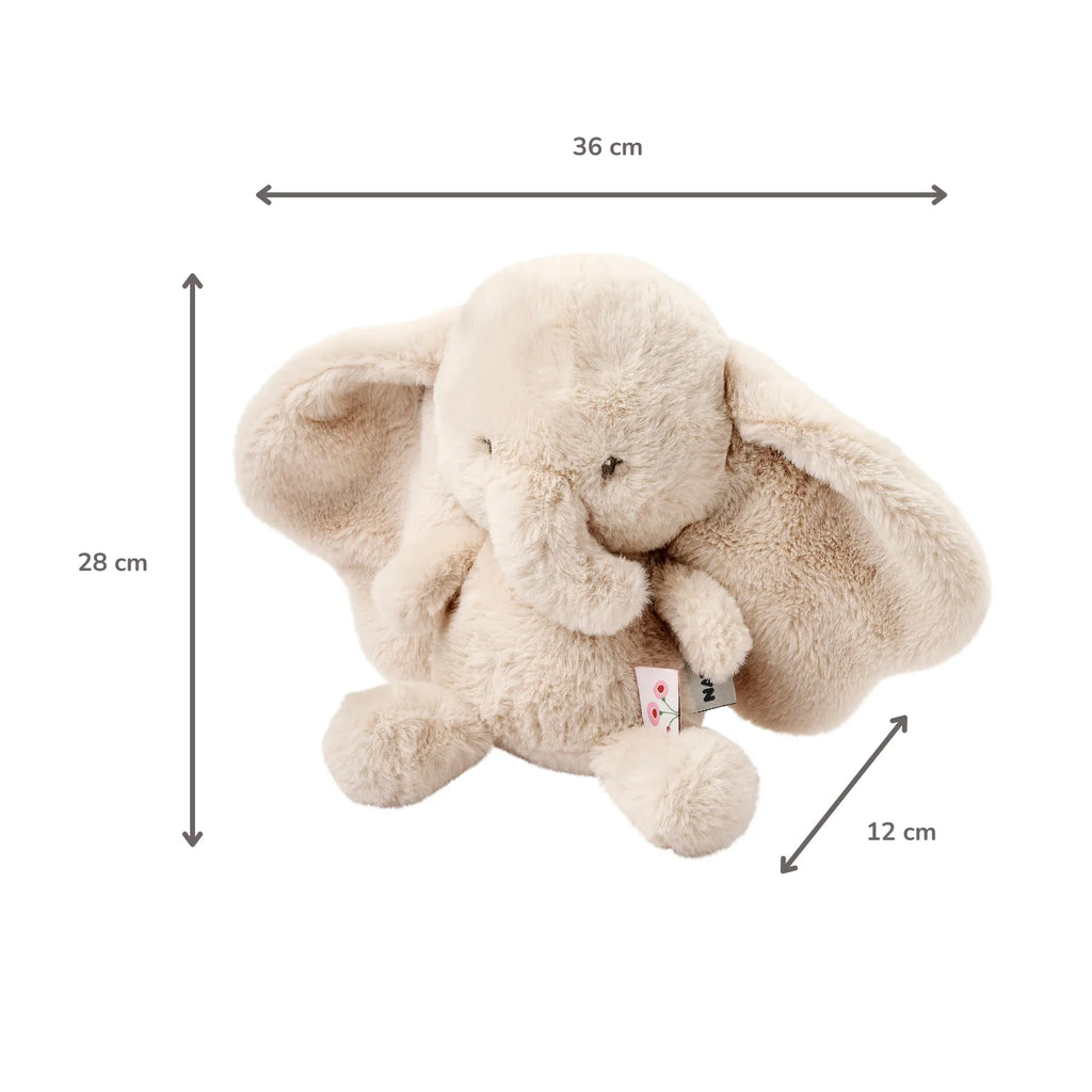 FanFan Cuddle Elephant – 30 cm – Soft Baby Plush – Sand