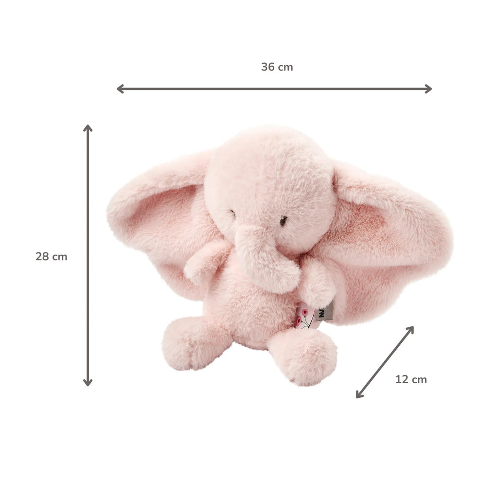 FanFan Cuddle Elephant – 30 cm – Soft Baby Plush Toy – Pink