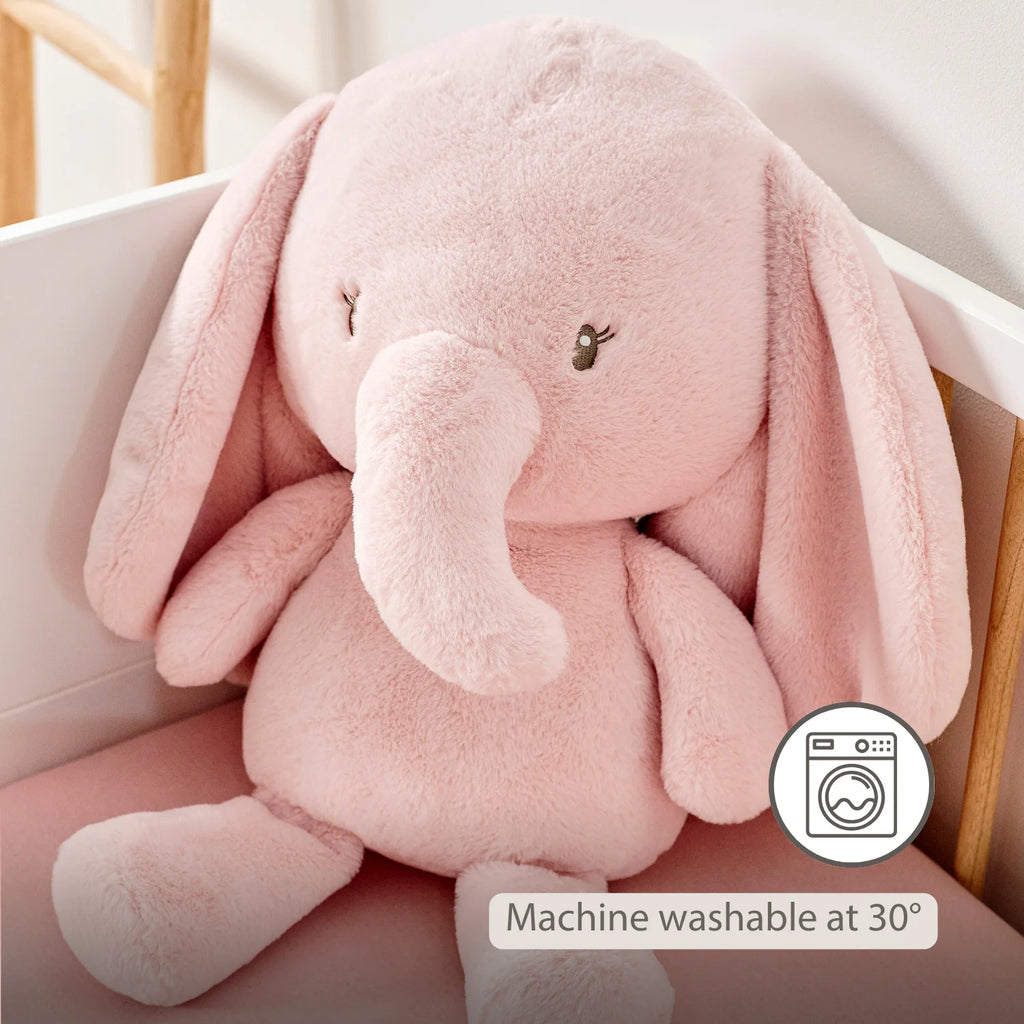 FanFan Maxi Cuddle Elephant – 60 cm – Soft Baby Plush – Pink