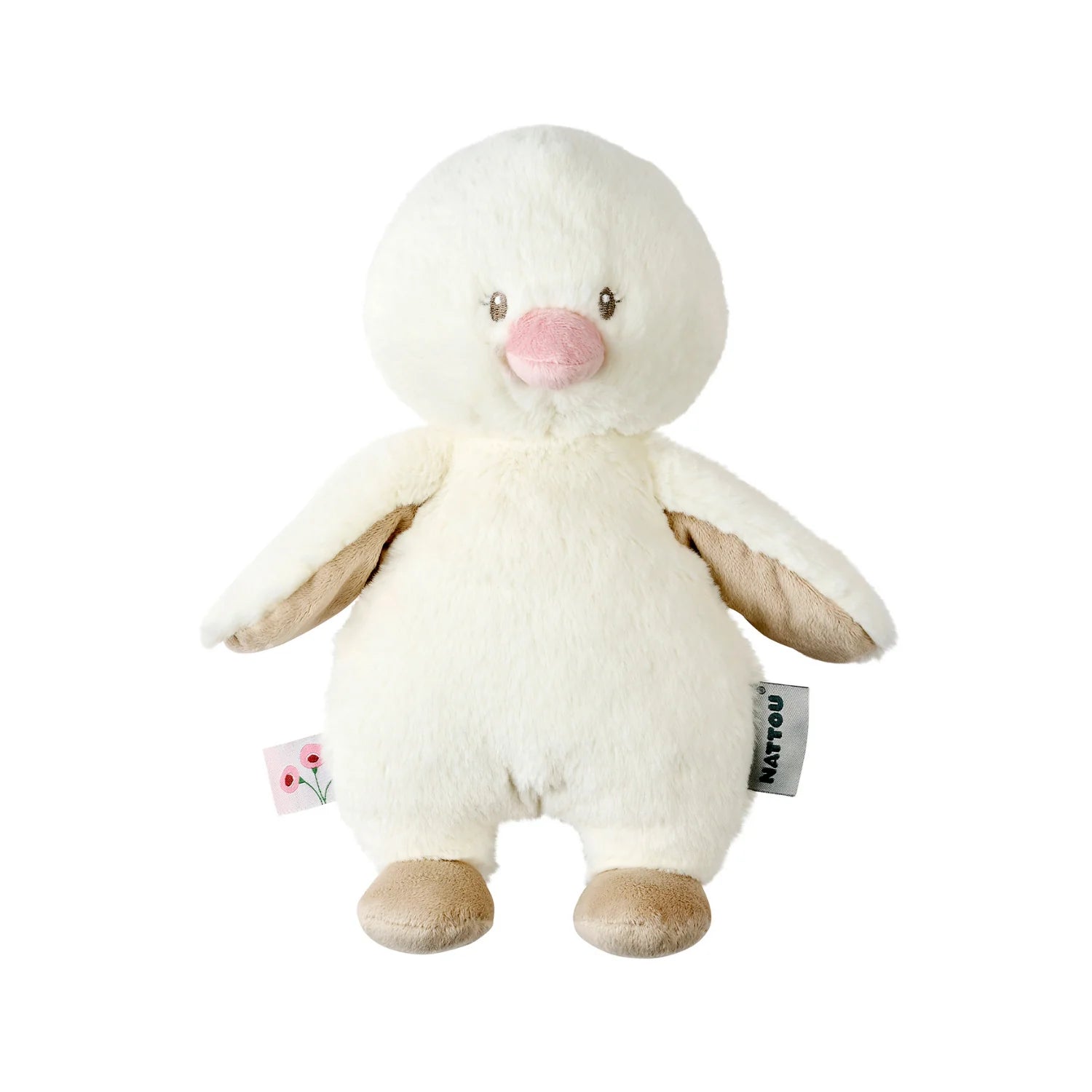 FanFan Cuddle Duck – 30 cm – Soft Baby Plush – Off-White