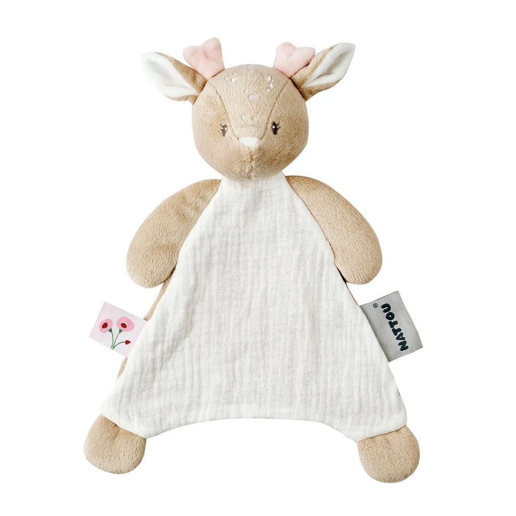 FanFan Baby Comforter - 25 x 20 cm - Deer Doudou - Beige