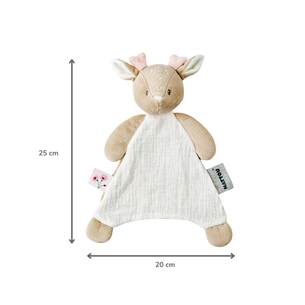 FanFan Baby Comforter - 25 x 20 cm - Deer Doudou - Beige
