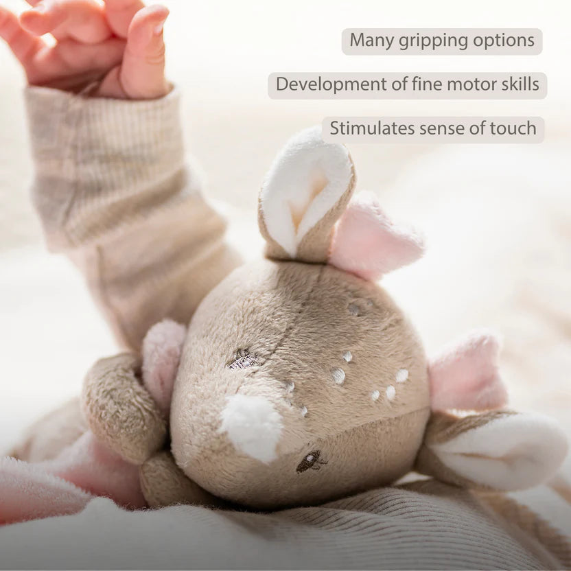 FanFan Baby Cuddle blanket - 65 x 40 cm - Doudou deer - Pink