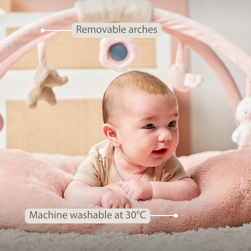 FanFan Baby Playmat with Arches – 90 cm – Activity Play Rug Baby – Padded Edges