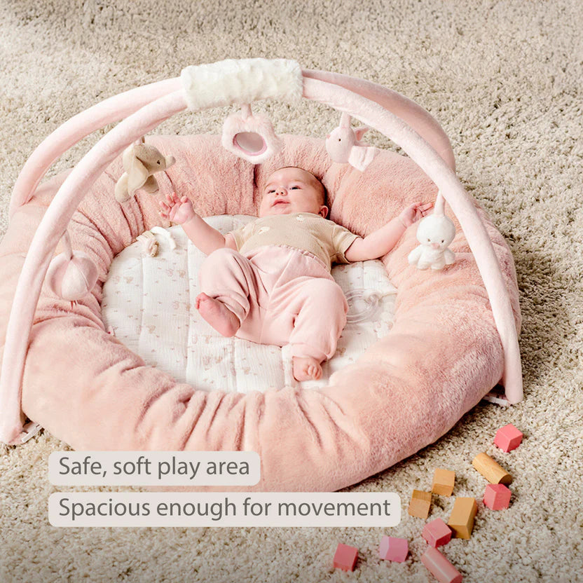 FanFan Baby Playmat with Arches – 90 cm – Activity Play Rug Baby – Padded Edges