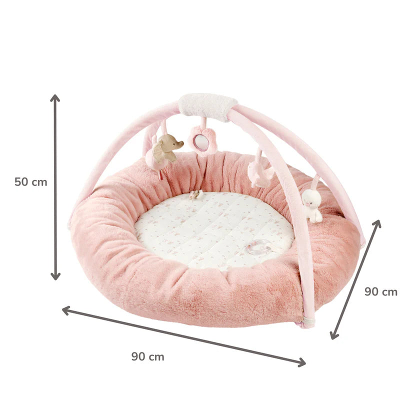 FanFan Baby Playmat with Arches – 90 cm – Activity Play Rug Baby – Padded Edges