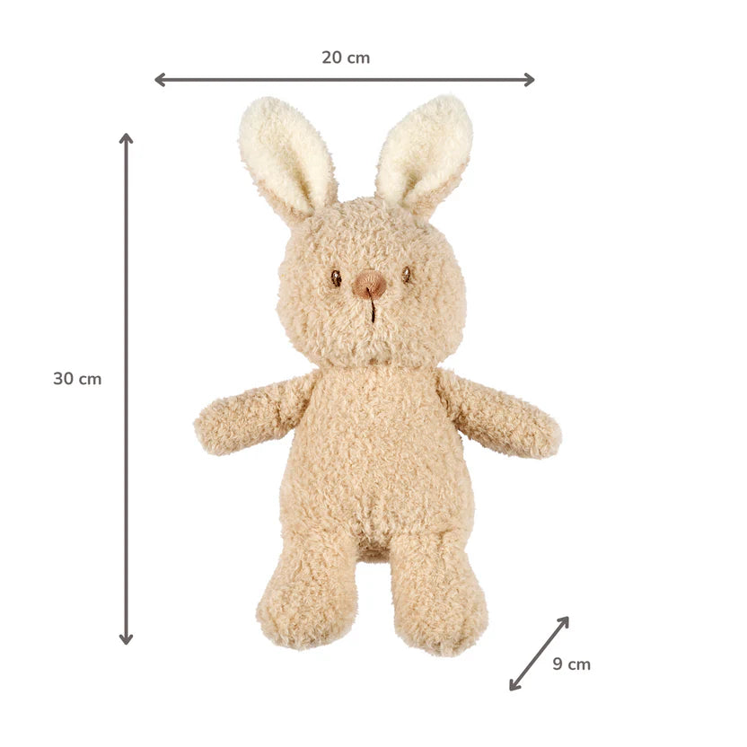 TEDDY Baby Plush Bunny – 25 cm – Soft Baby Cuddle Toy – Beige
