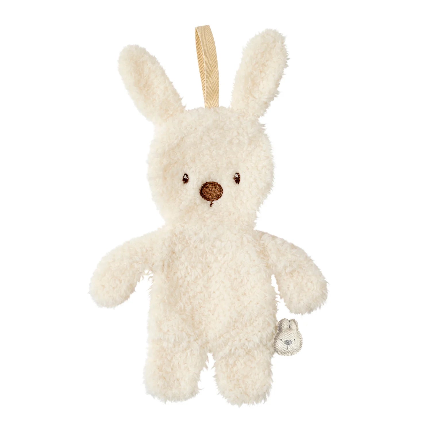 TEDDY Baby Pacifier Cloth – 26 cm – Bunny Doudou as Pacifier Holder – Ecru