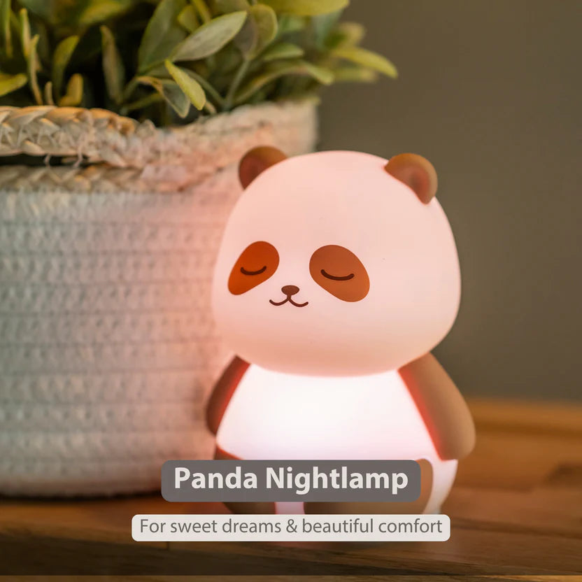Baby Night Light Panda - 12 cm - Baby Gift - Beige