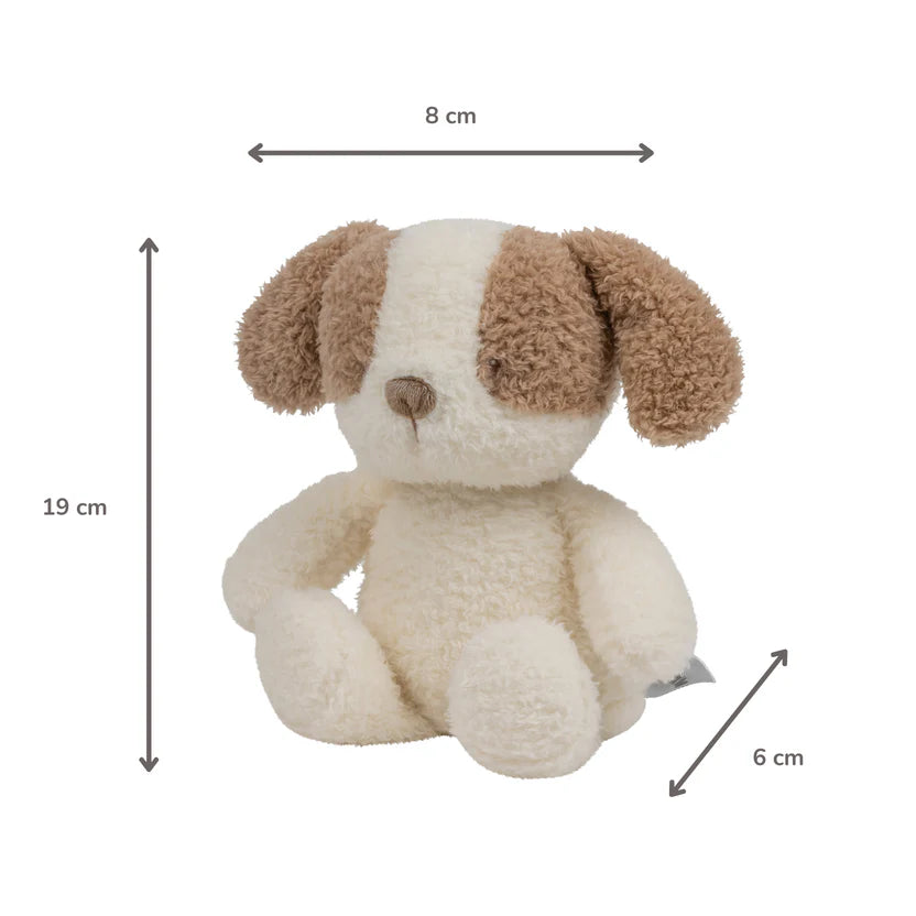 TEDDY Baby Night Light Dog – 25 cm – Soft Baby Plush – Beige
