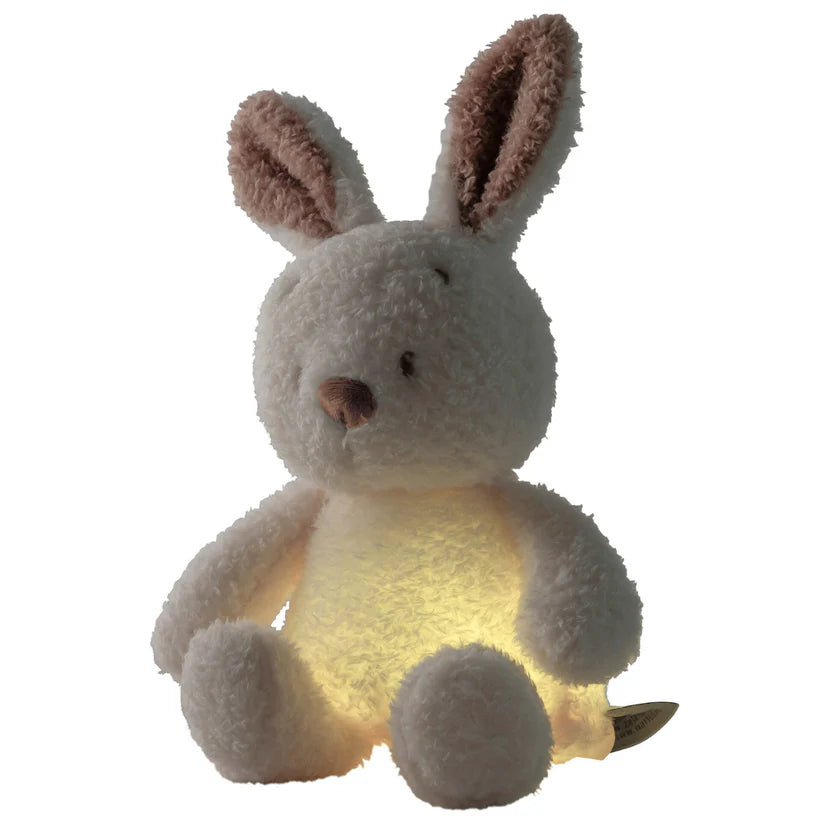 TEDDY Baby Night Light Bunny – 25 cm – Soft Baby Plush – Beige