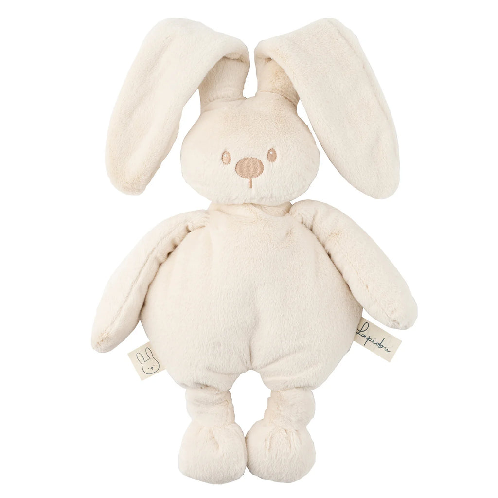 Lapidou Cuddly Rabbit - 30 cm - Soft Baby Plush - Sand