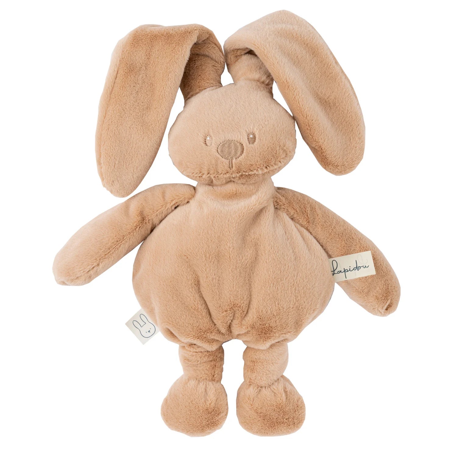 Lapidou Cuddly Rabbit - 30 cm - Soft Baby Plush - Warm Beige