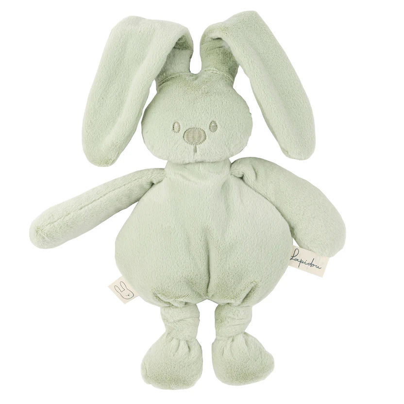Lapidou Cuddly Rabbit - 30 cm - Soft Baby Plush - Linden Green