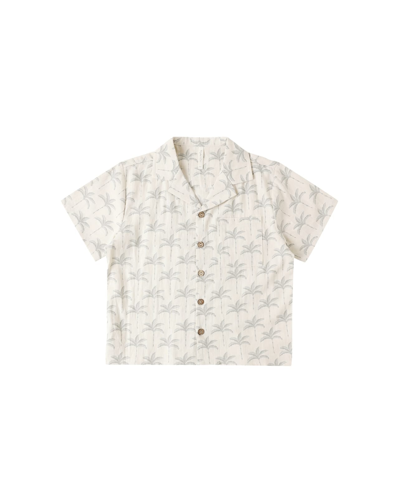 LAPEL	COLLAR	SHIRT	||	PALM	TREES