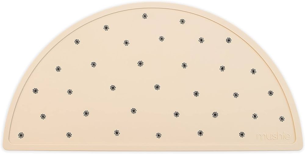 Silicone Place Mat Black Daisy
