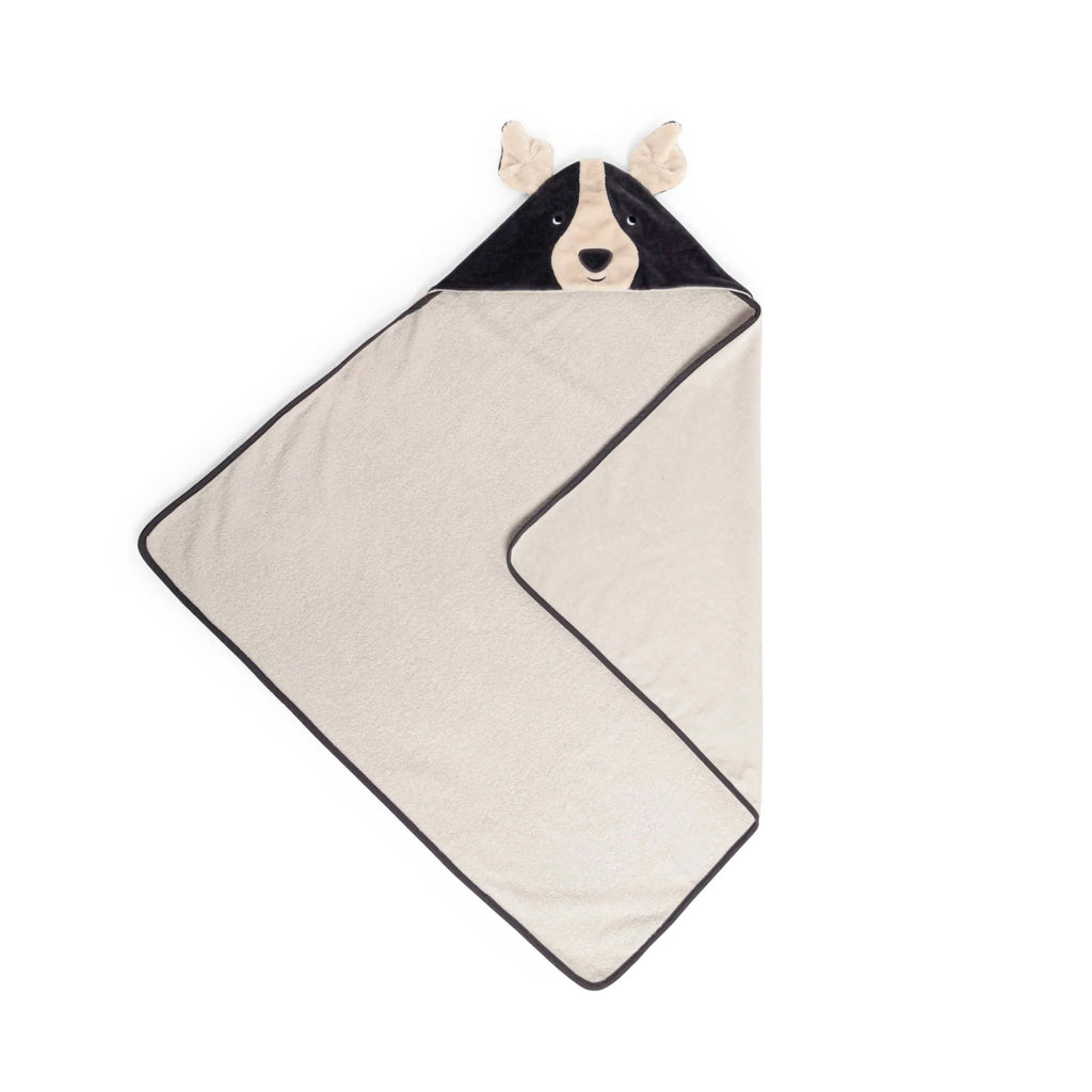 TOALLA DE BAÑO DE ALGODÓN CON CAPUCHA  COLECCIÓN PUCE & PILOU