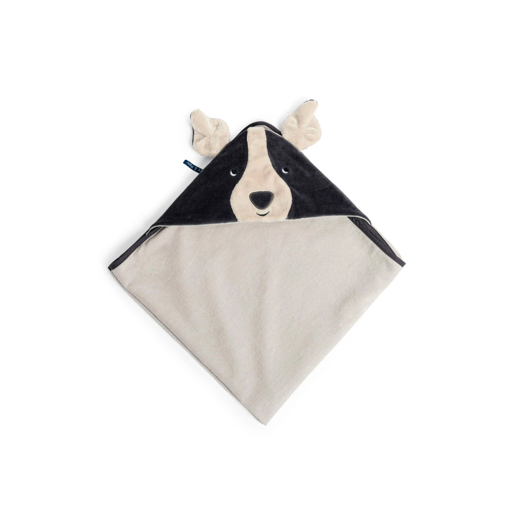 TOALLA DE BAÑO DE ALGODÓN CON CAPUCHA  COLECCIÓN PUCE & PILOU