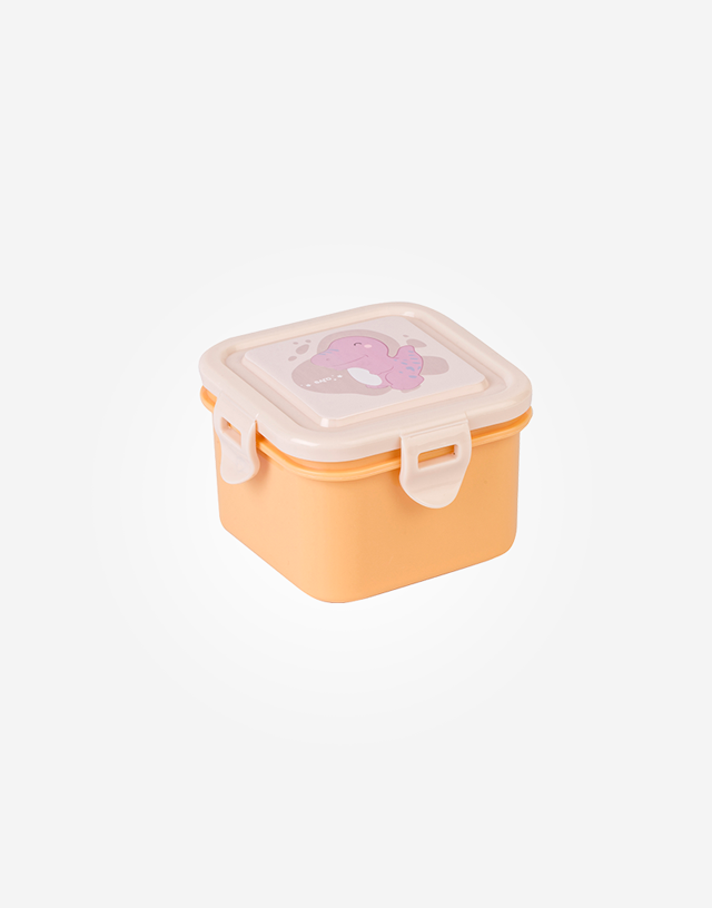 Cajita de almuerzo S 280 ml, Mostaza Dino