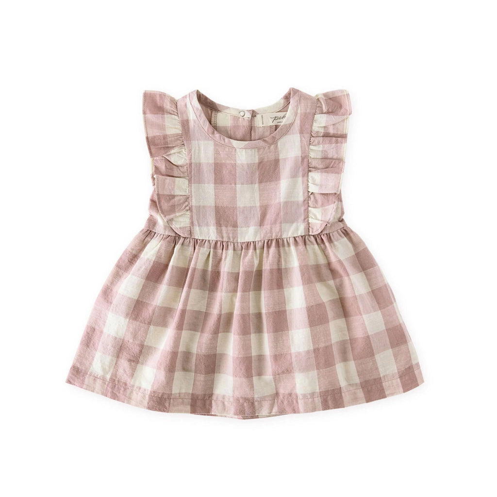 Checkmate Flutter Dress Iris