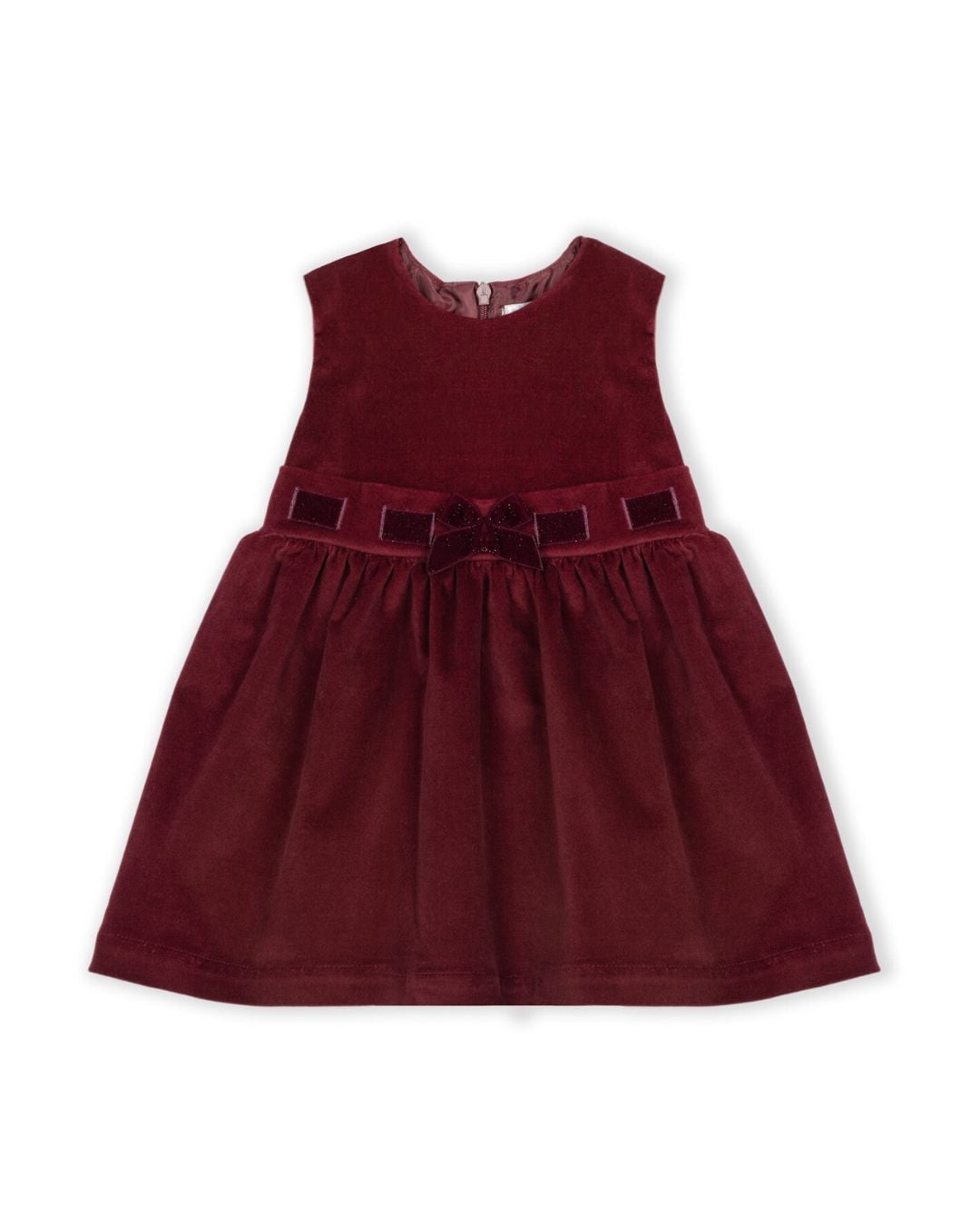 Vestido Ninã Bordeaux