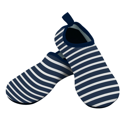 Water Socks- Navy Stripe