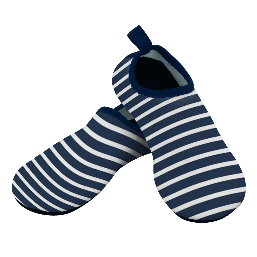 Water Socks- Navy Stripe